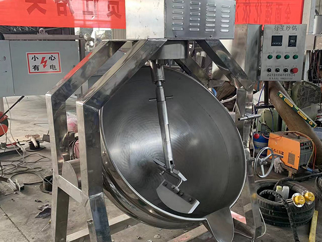 電加熱半自動(dòng)行星炒鍋